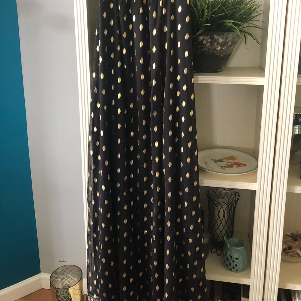 Lulus maxi black dress